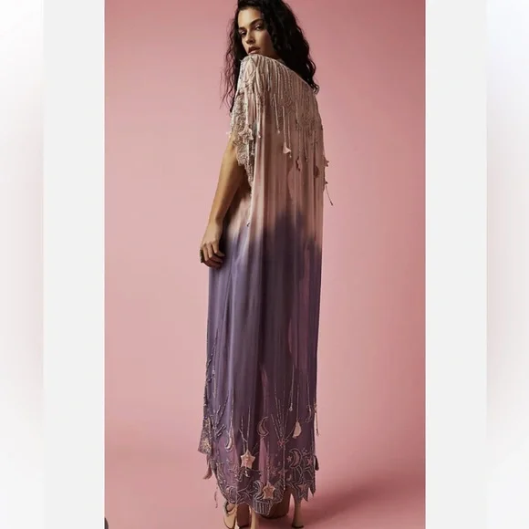 Free People: Esme Embellished Maxi Dress (S) - Picture 1 of 3